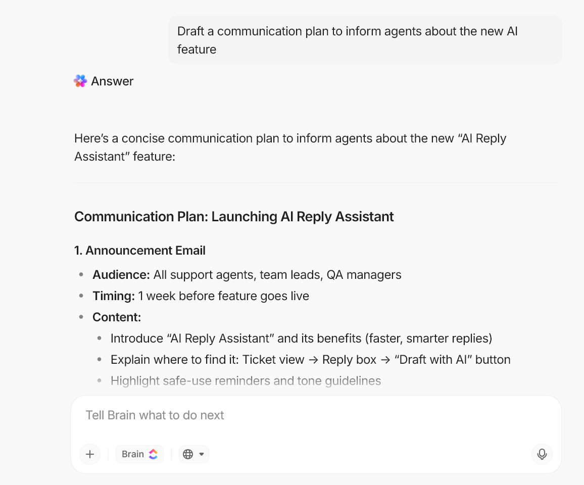 ClickUp Brain: How to Build AI Agents for Agency Management