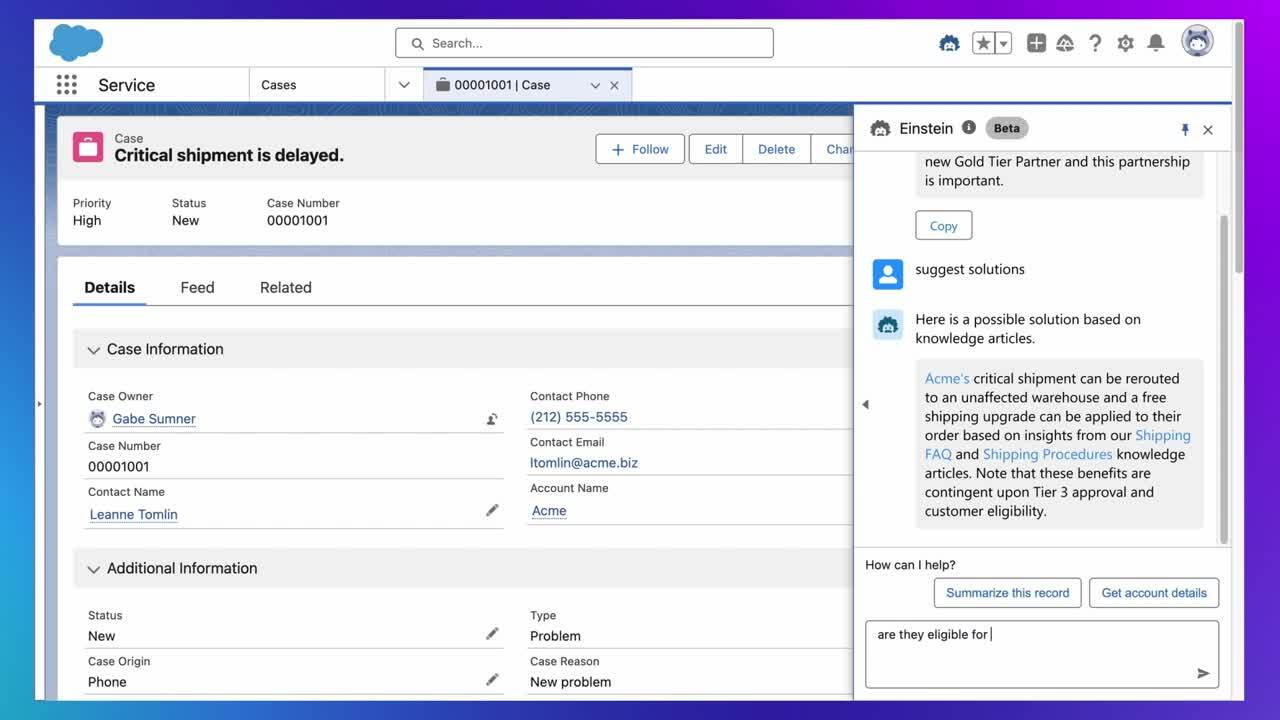 Cómo utilizar Salesforce Einstein Copilot para la automatización de CRM