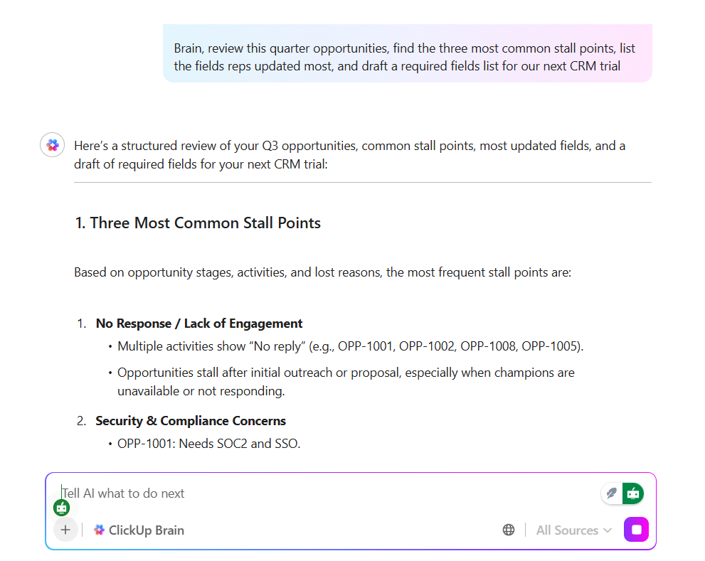 ClickUp Brain_How to Use Salesforce Einstein Copilot for CRM Automation