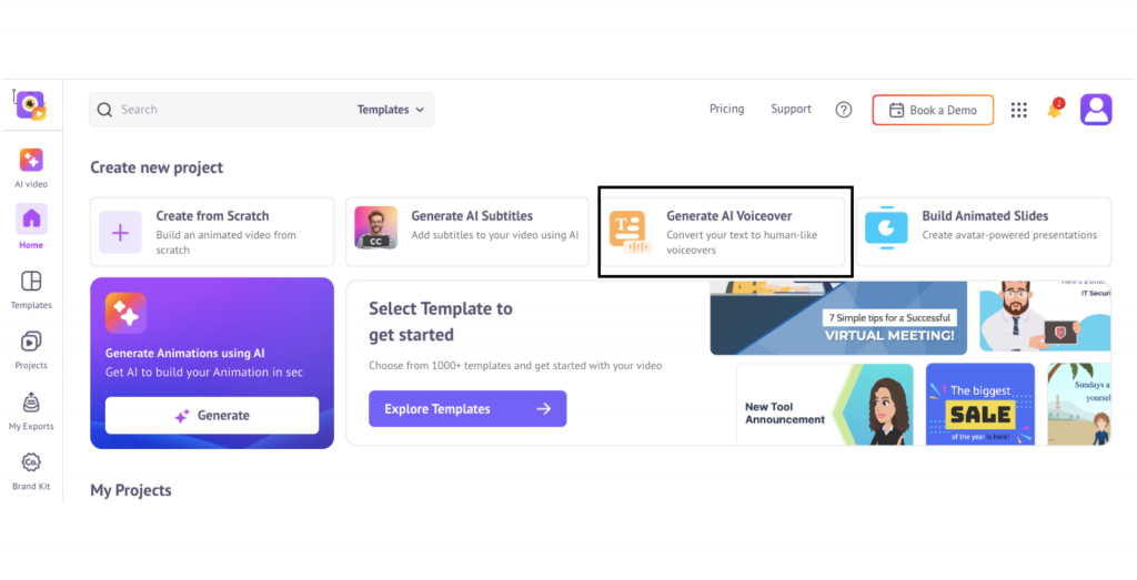 via Animaker: ai animation tools