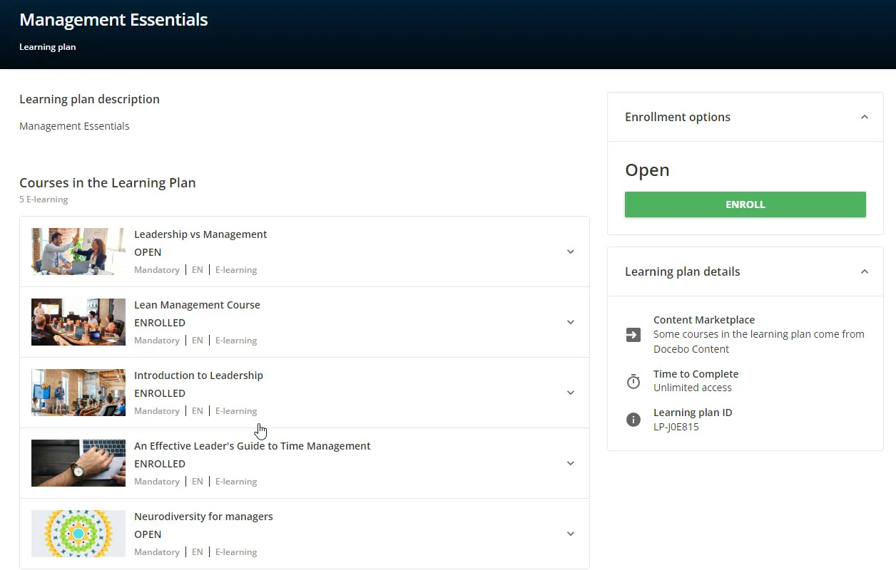 Bảng điều khiển Docebo: Các lựa chọn thay thế cho BoodleBox