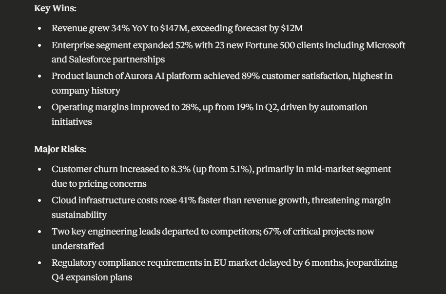 executive summary : how to use Claude multi-doc summarization