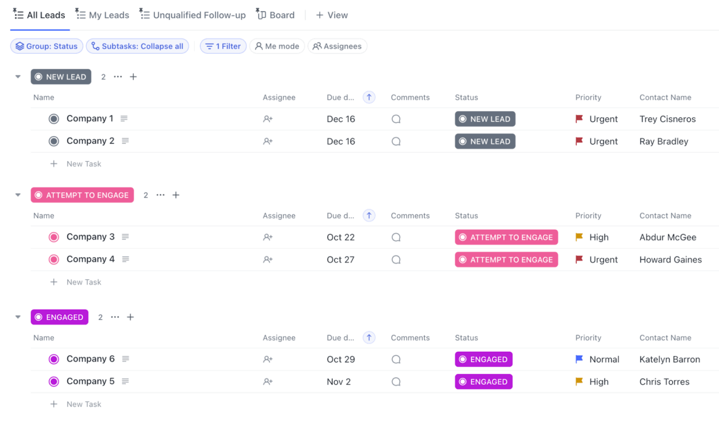 Transform workflows into actionable work using ClickUp Tasks : AI Workflow Automation