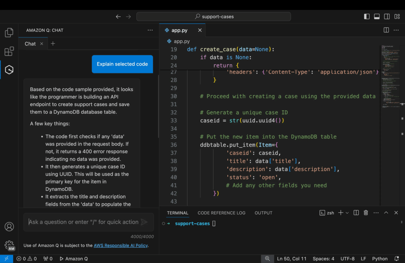 aws: onboard deveopers faster using amazon q
