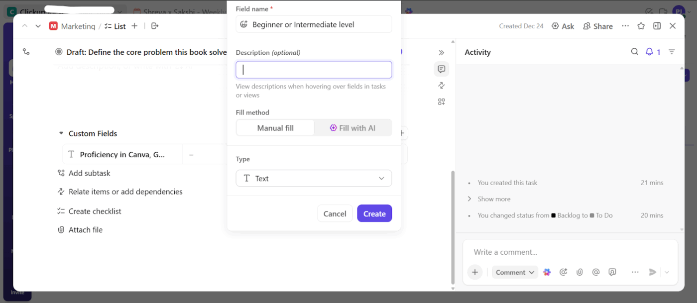 custom fields_Platforma pro zapojení fanoušků