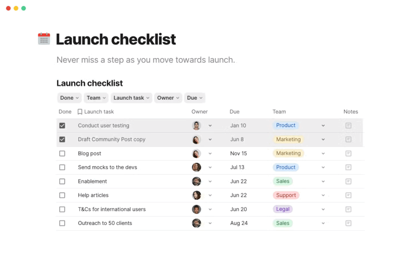 Coda AI dashboard : ai tools for product leadership