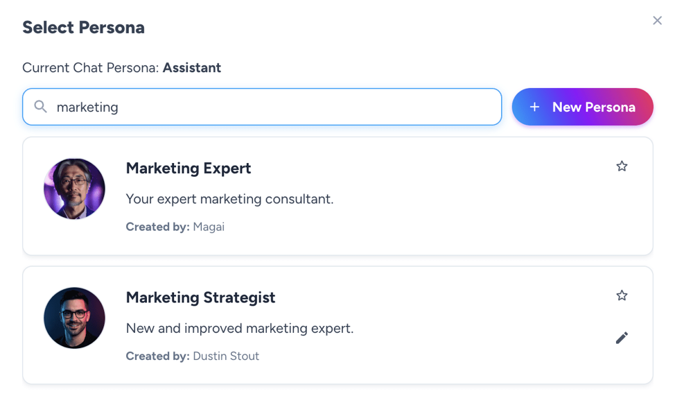 Magai dashboard : Galaxy AI alternatives