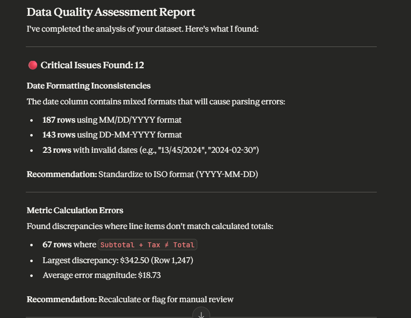 このデータセットを調査し、外れ値やデータ品質の問題を確認する