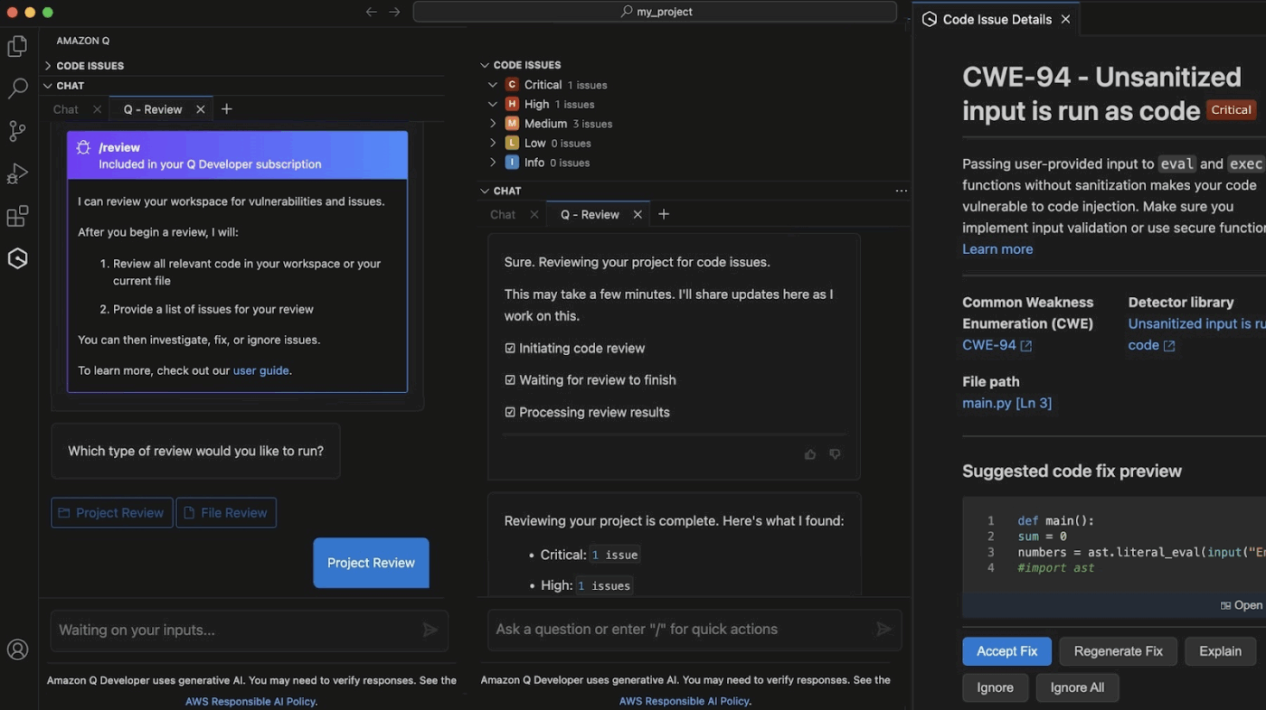 Comment créer des flux de travail DevOps à l'aide d'Amazon Q