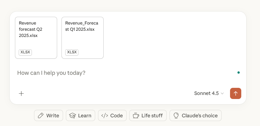 Uploading the XLSX file to Claude for analysis : how to use Claude for spreadsheet analysis