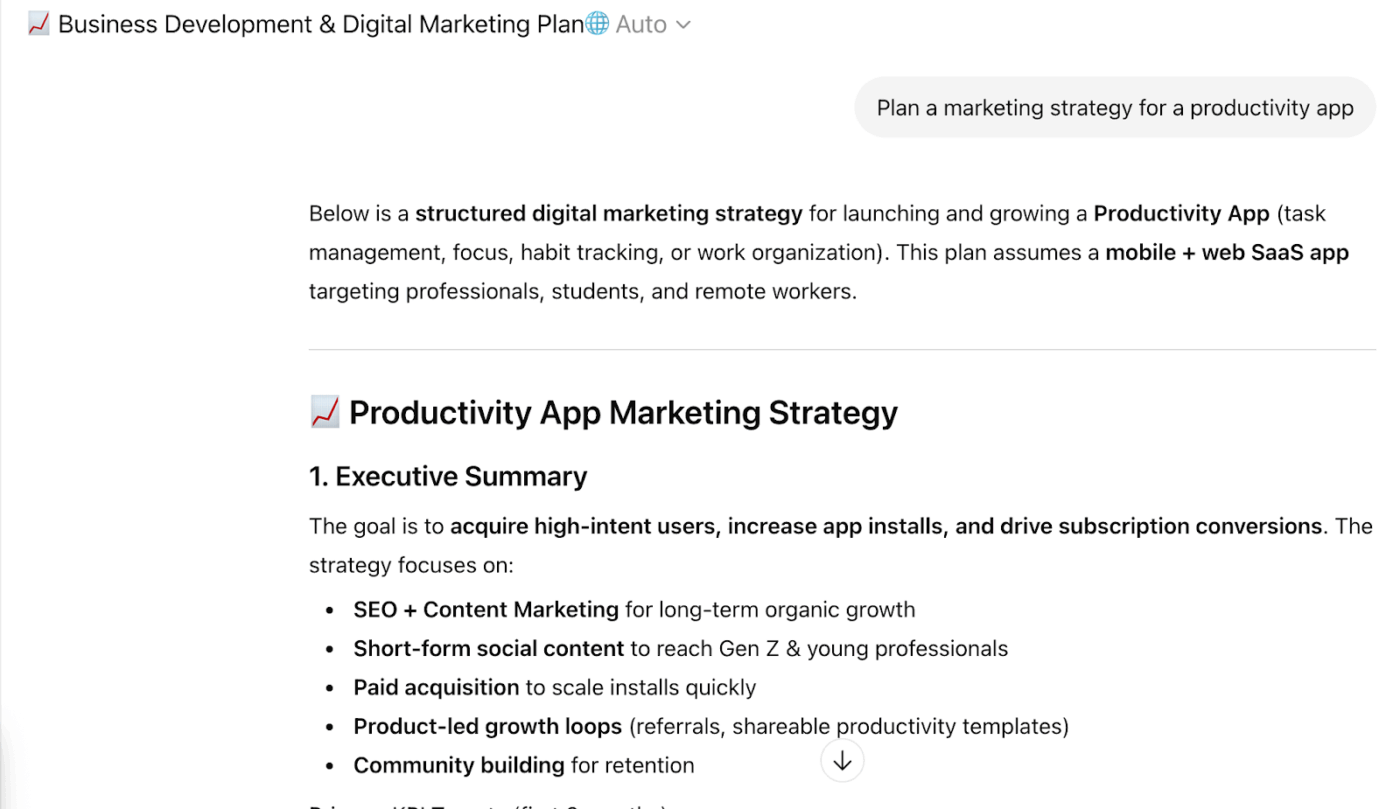 Business Development & Digital Marketing Plan (Best for building structured client growth strategies)