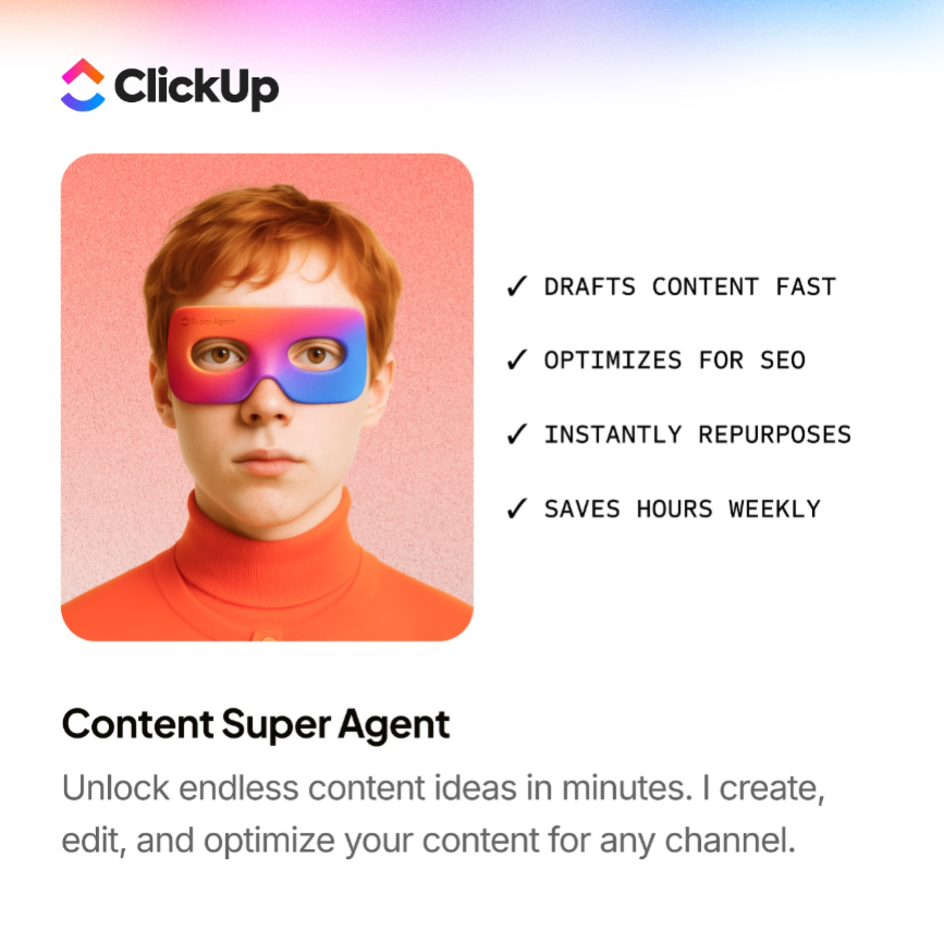 Using ClickUp’s Marketing Super Agents to handle routine tasks