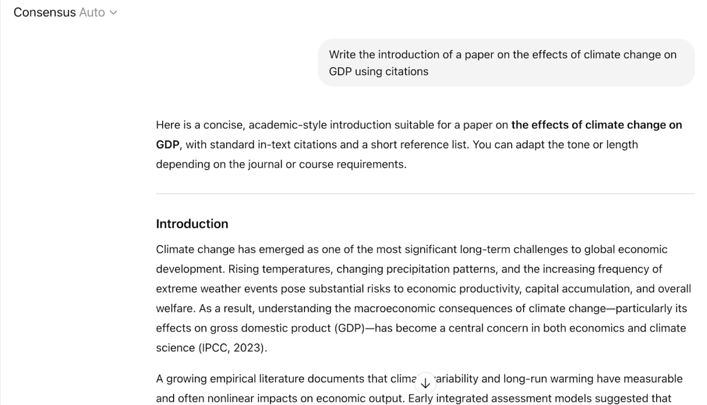 Consensus (Best for research-backed insights and academic source discovery)