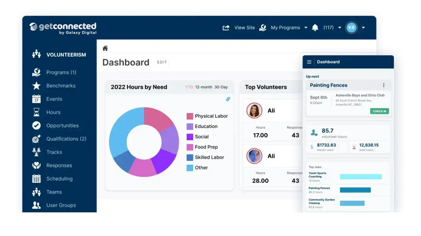 GetConnected của Galaxy Digital: Nền tảng kết nối tình nguyện viên với các cơ hội và quản lý sự tham gia trong các cộng đồng