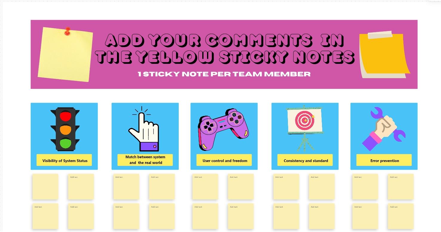 Heuristic Review Template by ClickUp