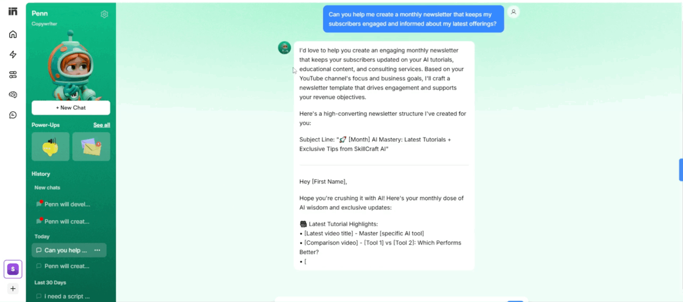 Penn workflow example