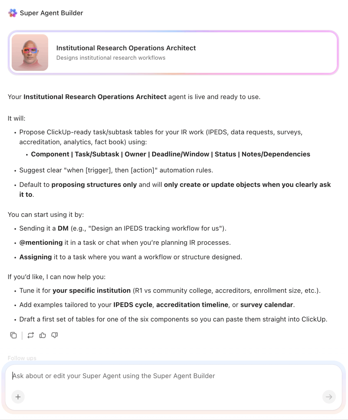 Nástroj pro institucionální výzkum