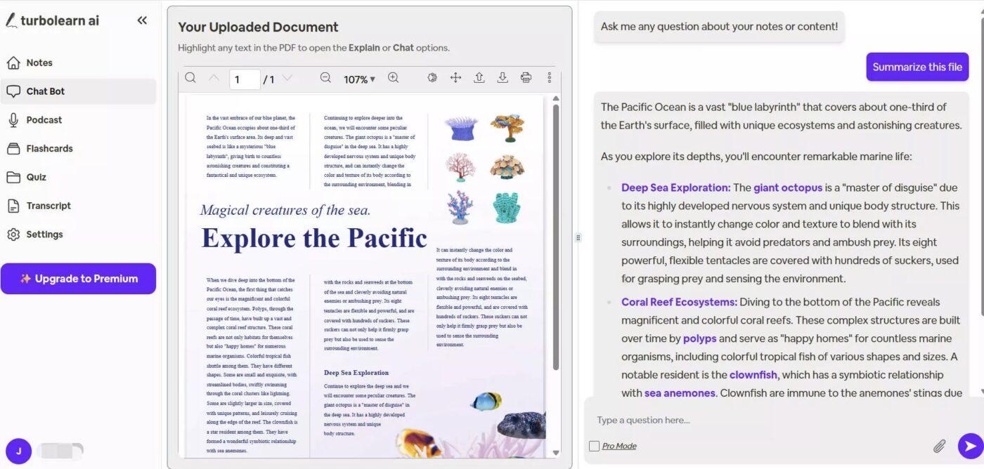 Turbolearn AI: Fast learning assistant built for ease of creating quizzes and summaries
