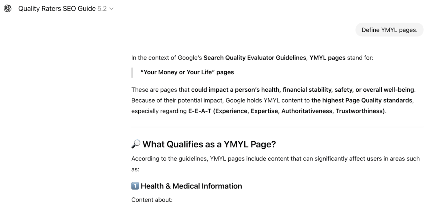 best gpts for seo- quality raters SEO Guide