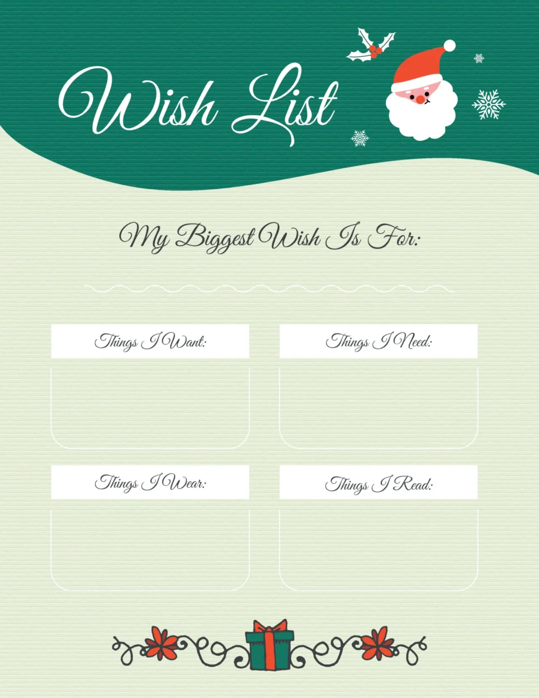 Word Marketing Plan Template by CoSchedule Festive Christmas Wish List Template by WordLayouts