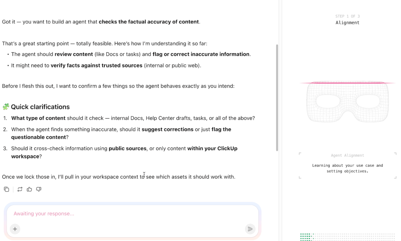 Create custom ClickUp Super Agents to manage your workflow without manual intervention