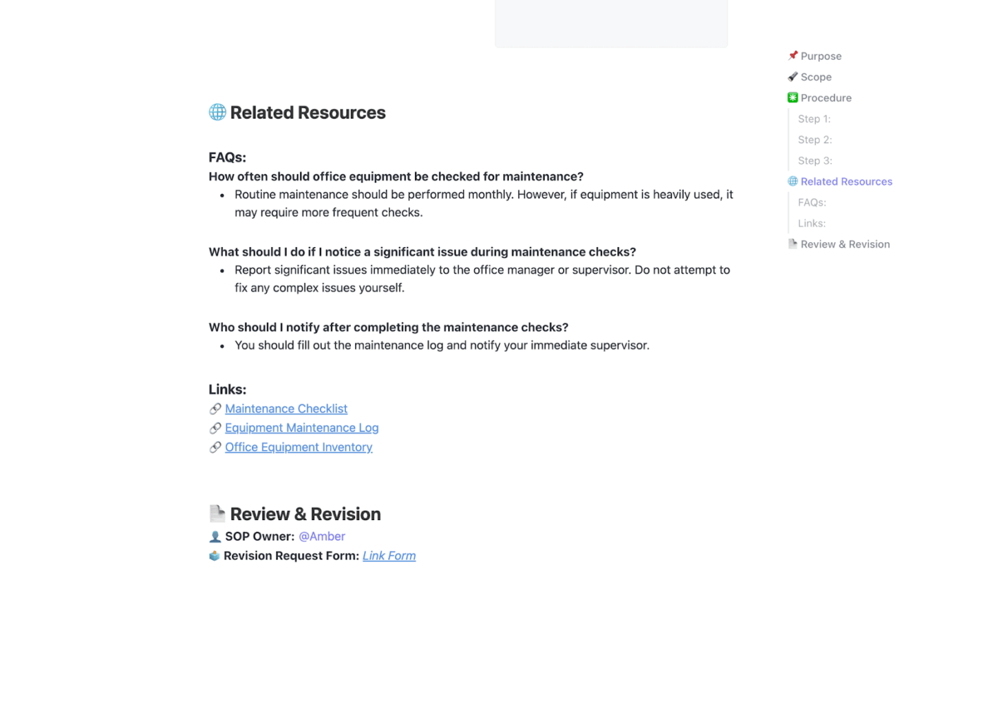 Használja a ClickUp Docs-ot egyetlen megbízható forrásként a beszállítók és előfizetések kezeléséhez: előfizetés-nyomkövető a Google Táblázatokban.
