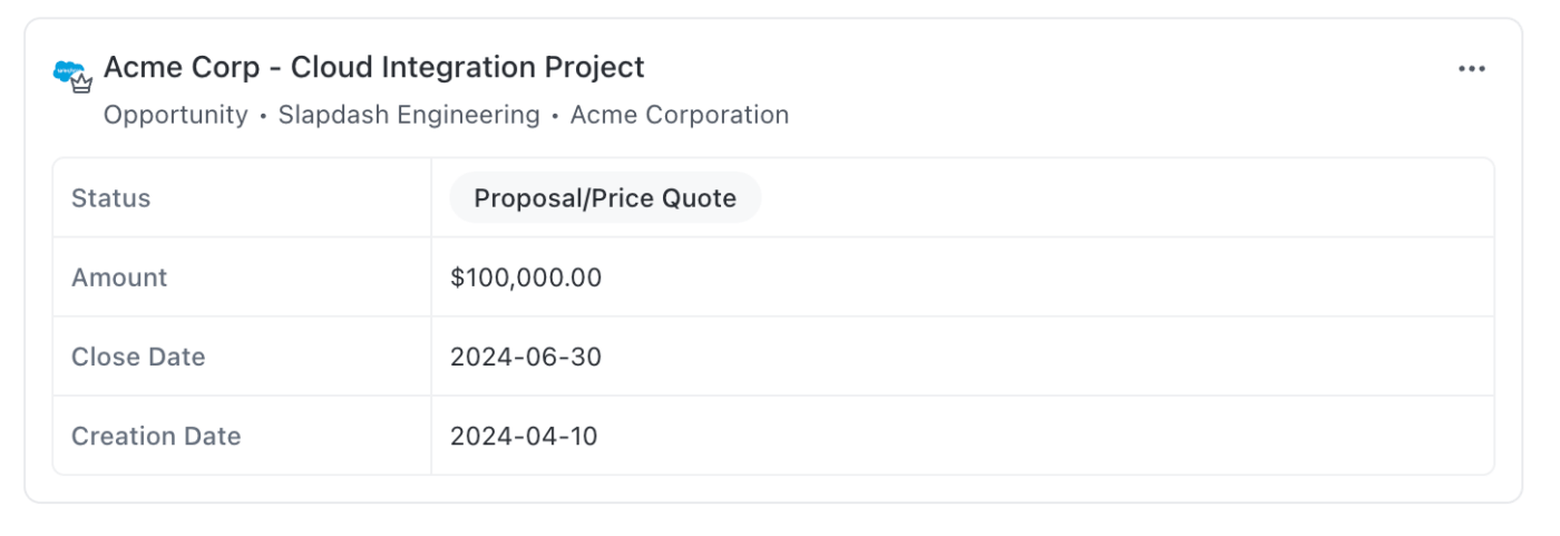 Review content previews without fearing missing information with the Salesforce-ClickUp Integration