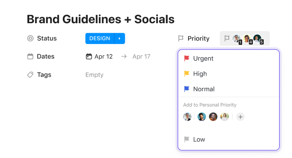 Track your community-building efforts with ClickUp Tasks