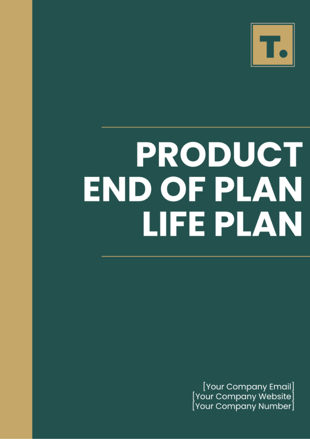 Template.net's Product End of Life Plan Template