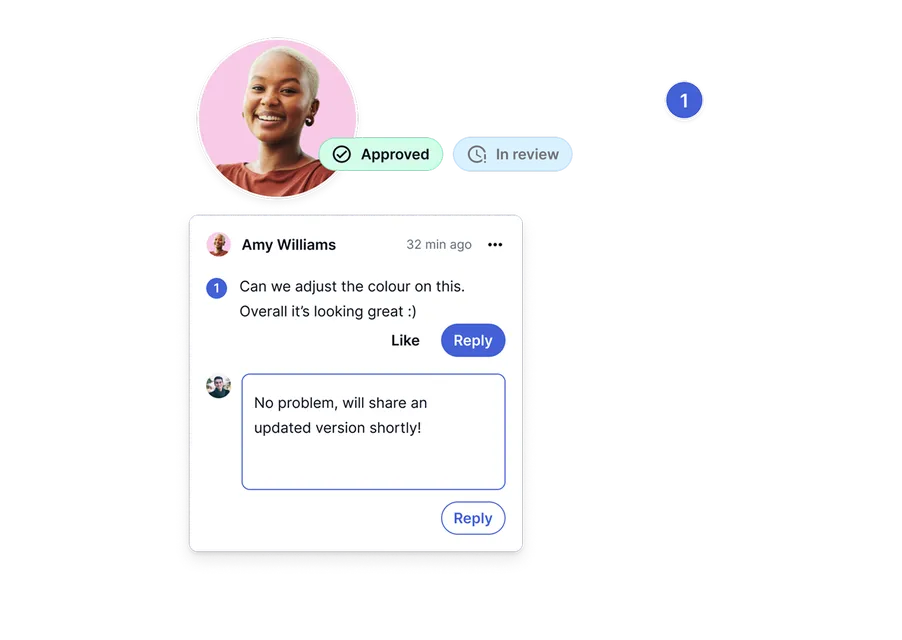 Trabalho em equipe: software de gerenciamento de projetos para equipes criativas com recursos de revisão