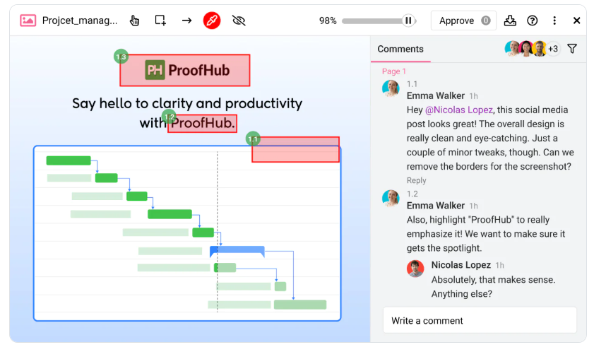 via ProofHub