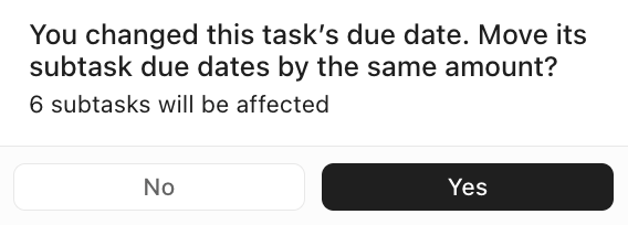 Remap subtask dates with ClickUp Recurring Tasks