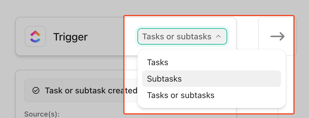 Determine where the trigger applies