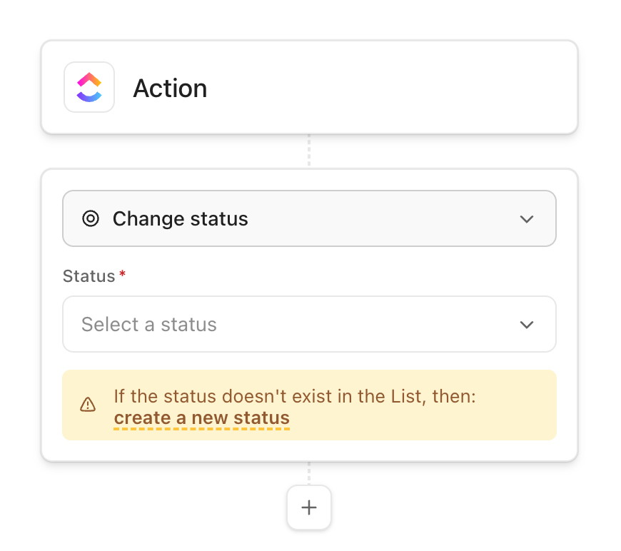 Add actions in ClickUp Automations: how clickup uses task automation to eliminate manual project updates