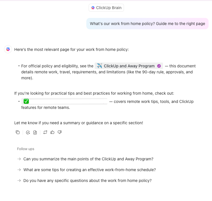 Chatten met ClickUp Brain: hoe AI helpt bij partnerbetrokkenheid