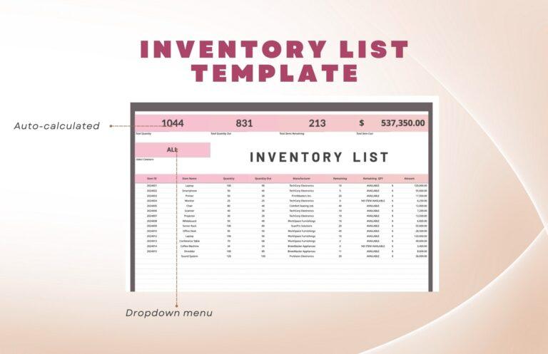 10 free inventory templates for excel sheets and... 17 Free Templates to Maintain Daily Stock in Excel | ClickUp