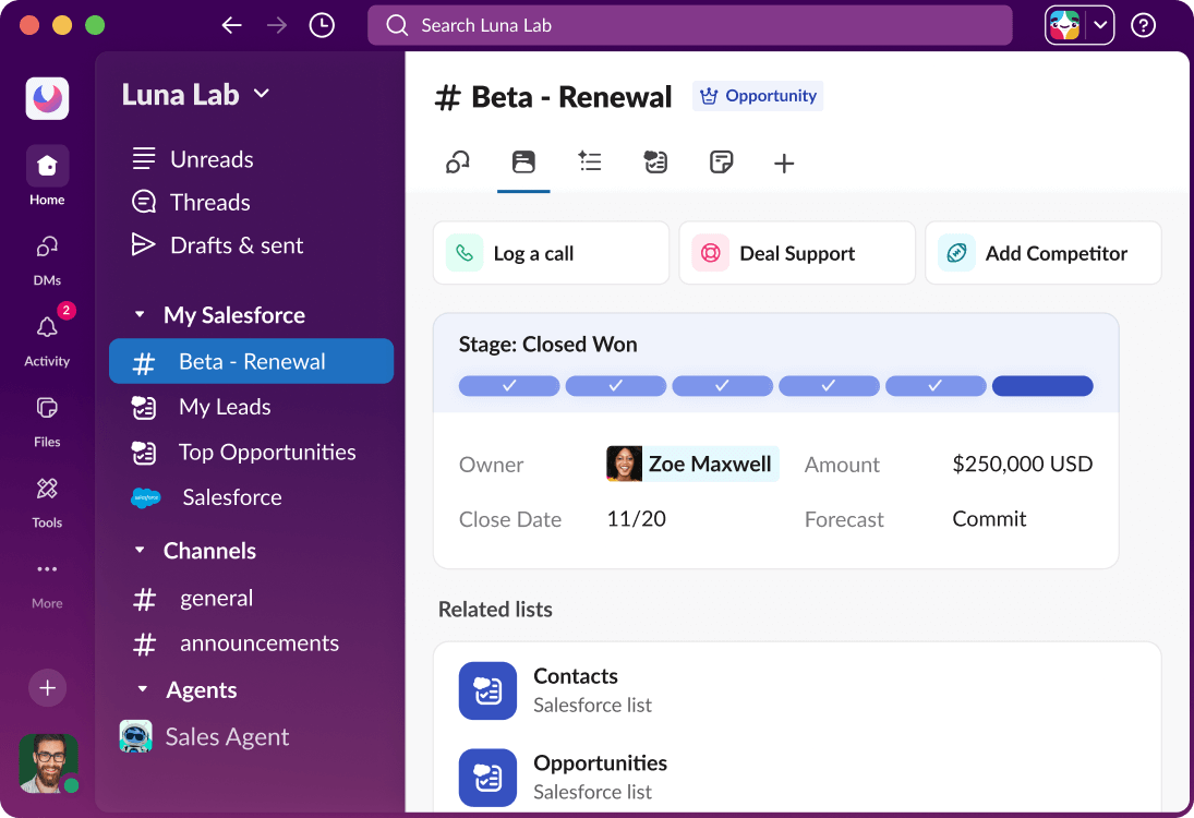 slack ai agents-Slack AI (Best native Slack AI agents for summarizing conversations and finding answers across your workspace)