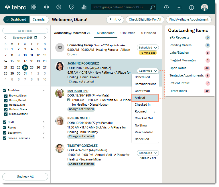 Tebra (Best for new practices needing patient marketing and management together)