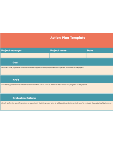 Hubspot Action Plan Template 