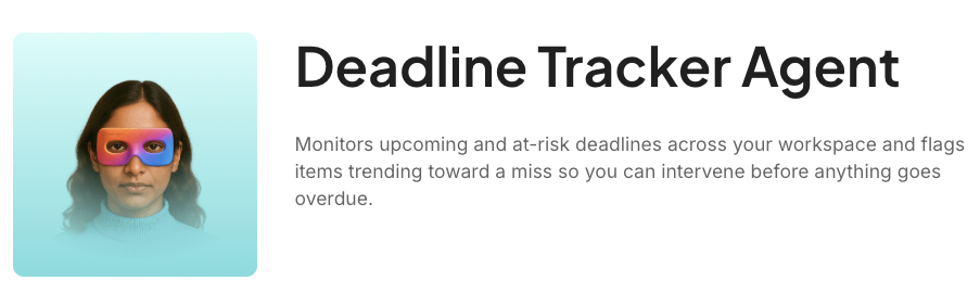 ai virtual assistants: Deadline Tracker Agent