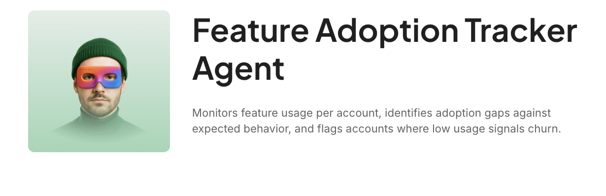 Monitor feature adoption by account with the Feature Adoption Tracker Agent in ClickUp
