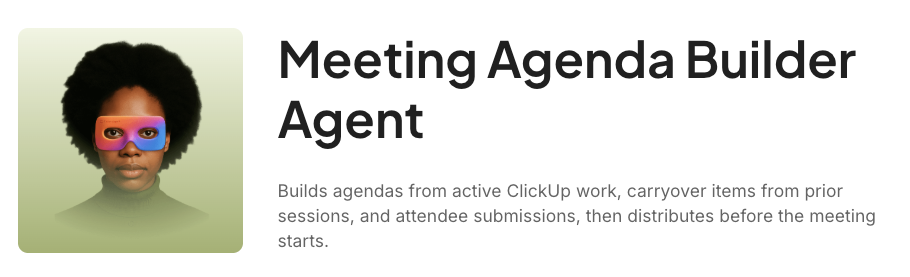 Meeting Agenda Builder Agent