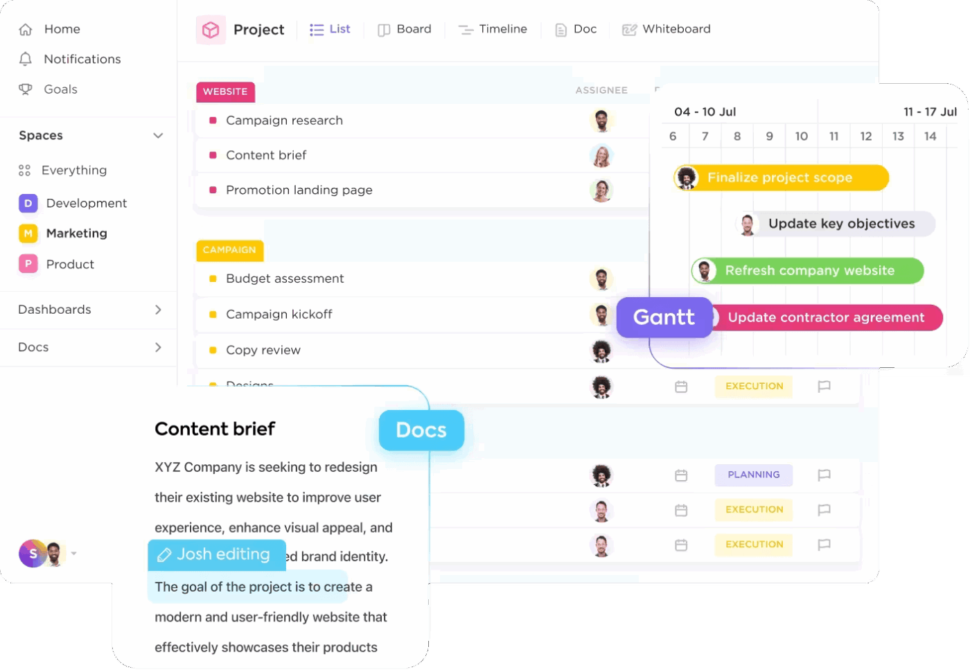 Optimize your team pipelines with ClickUp for Media teams