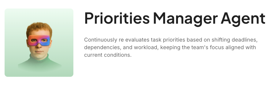 Priorities Manager Agent