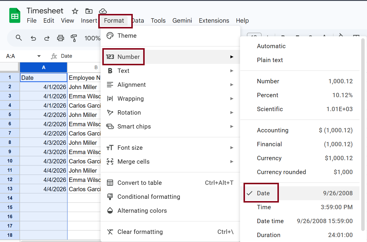 출처: Google 스프레드시트