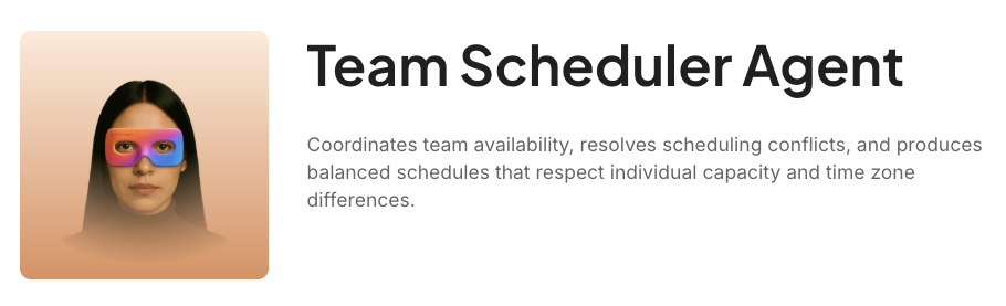 Team Scheduler Agent: ai executive assistant