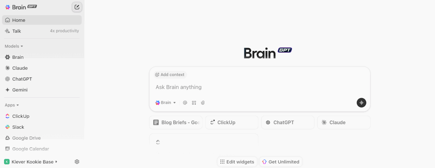 Eliminate AI sprawl with ClickUp Brain MAX
