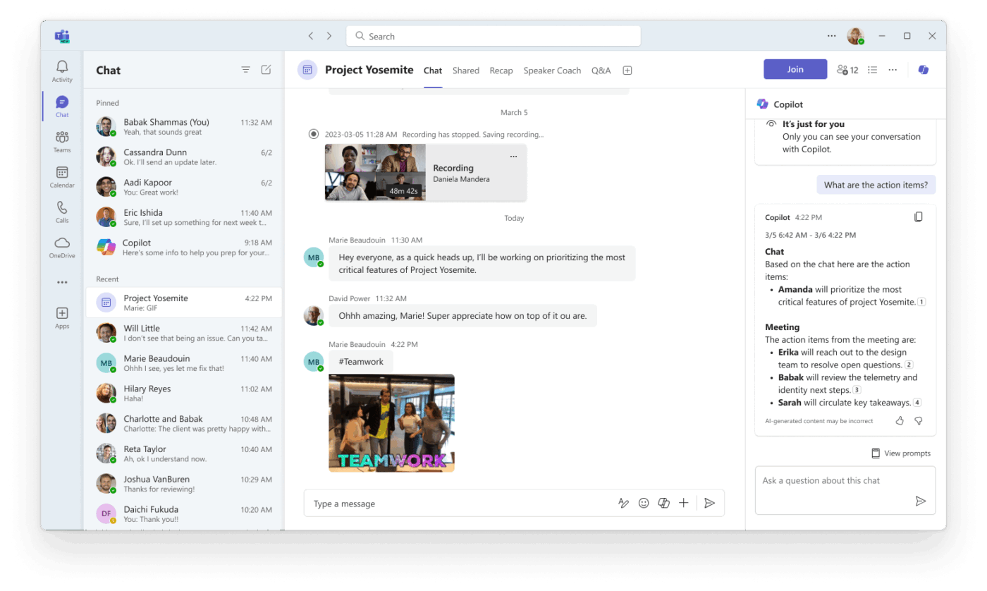 Comment utiliser Copilot dans Microsoft Teams