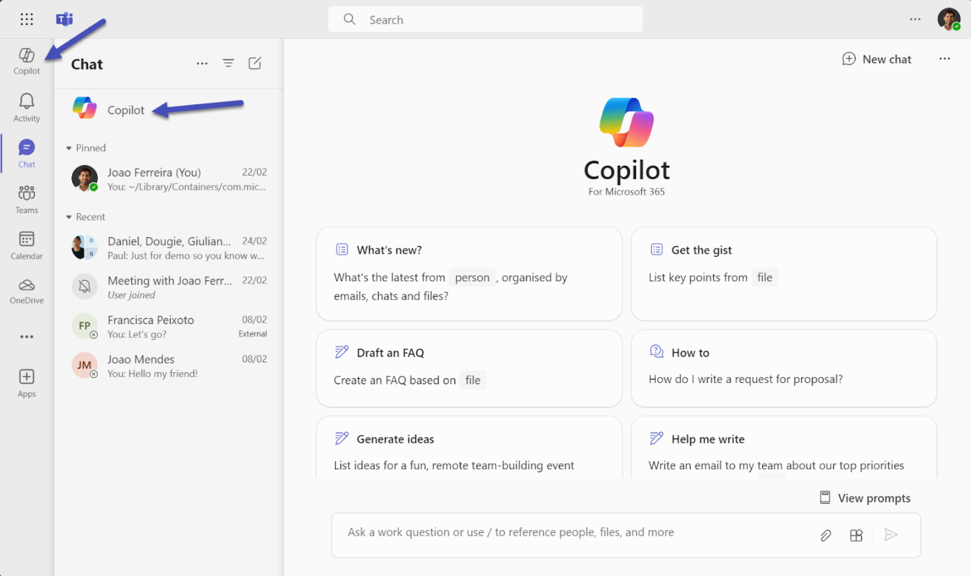Comment utiliser Copilot dans Microsoft Teams