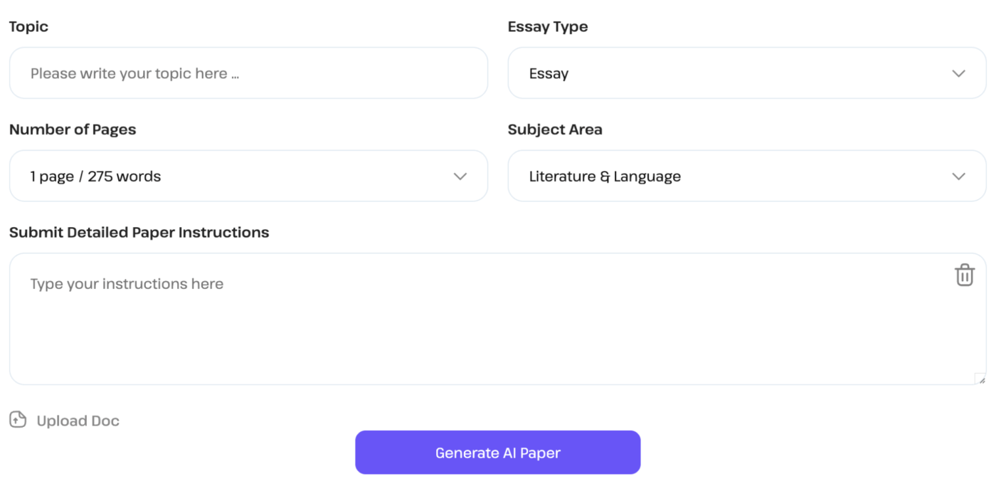 EduWriter AI